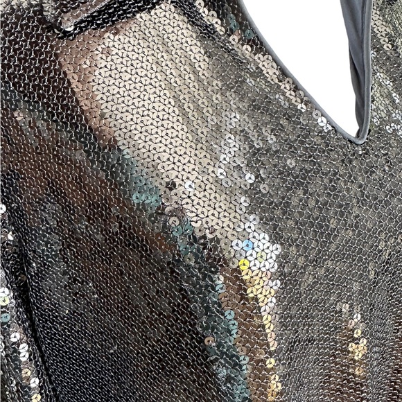 Scoop Black Sequins Collar Shirt Dress Size XXL (20) - Picture 6 of 17